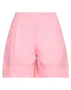 Ballantyne Woman Shorts & Bermuda Shorts Pink Size 6 Cotton, Elastane