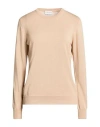 Ballantyne Woman Sweater Antique Rose Size 10 Silk, Cotton In Neutral