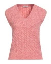 Ballantyne Woman Sweater Antique Rose Size 8 Alpaca Wool, Wool, Polyamide, Elastane In Pink