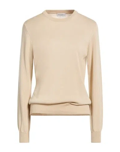 Ballantyne Woman Sweater Beige Size 10 Silk, Cotton In Neutral