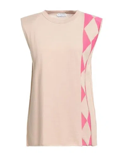 Ballantyne Woman Sweater Beige Size 6 Cotton, Polyamide