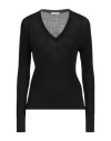 Ballantyne Woman Sweater Black Size 6 Wool