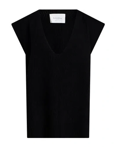 Ballantyne Woman Sweater Black Size 6 Wool