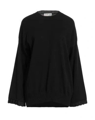 Ballantyne Woman Sweater Black Size 8 Cashmere