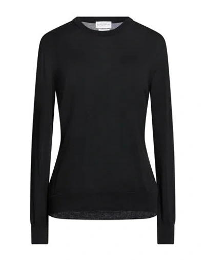 Ballantyne Woman Sweater Black Size 8 Silk, Cotton