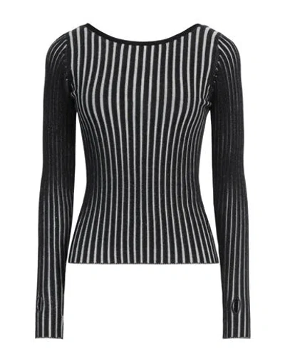 Ballantyne Woman Sweater Black Size 6 Viscose, Polyamide