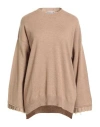 Ballantyne Woman Sweater Camel Size 12 Cashmere