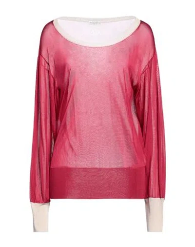 Ballantyne Woman Sweater Fuchsia Size 6 Viscose In Pink