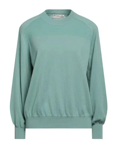 Ballantyne Woman Sweater Green Size 6 Cashmere