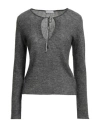 Ballantyne Woman Sweater Lead Size 6 Wool, Polyester, Alpaca Wool