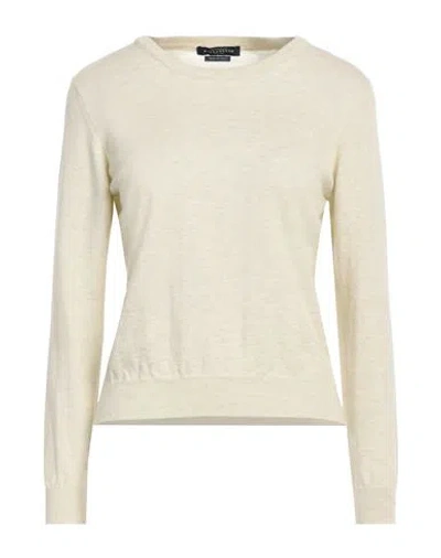 Ballantyne Woman Sweater Light Green Size 10 Cotton, Cashmere