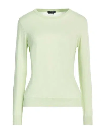 Ballantyne Woman Sweater Light Green Size 6 Cotton, Cashmere