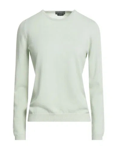 Ballantyne Woman Sweater Light Green Size 8 Cashmere