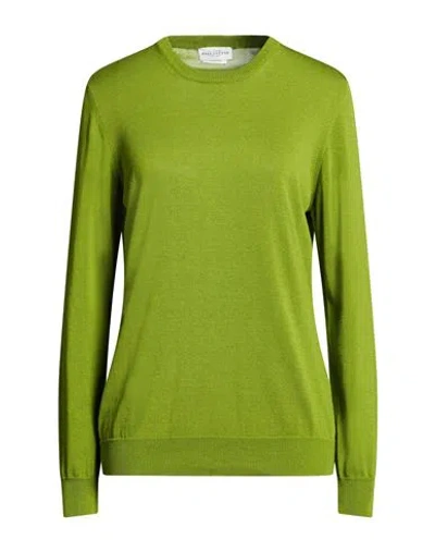 Ballantyne Woman Sweater Light Green Size 8 Silk, Cotton