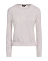 Ballantyne Woman Sweater Light Pink Size 10 Cotton, Cashmere