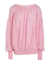 Ballantyne Woman Sweater Light Pink Size 6 Cotton In Pink