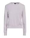 Ballantyne Woman Sweater Lilac Size 10 Cotton, Cashmere