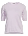 Ballantyne Woman Sweater Lilac Size 10 Cotton In Purple