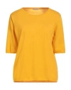 Ballantyne Woman Sweater Marigold Size 14 Cotton