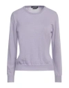 Ballantyne Woman Sweater Mauve Size 10 Cotton, Cashmere