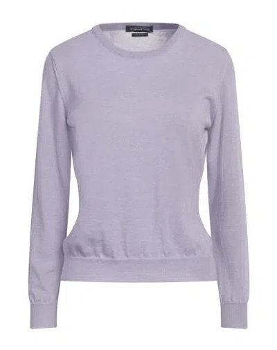 Ballantyne Woman Sweater Mauve Size 10 Cotton, Cashmere