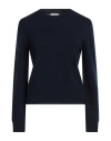Ballantyne Woman Sweater Midnight Blue Size 10 Wool