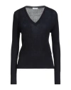 Ballantyne Woman Sweater Midnight Blue Size 8 Wool
