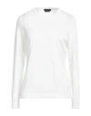 Ballantyne Woman Sweater Off White Size 10 Cotton, Cashmere