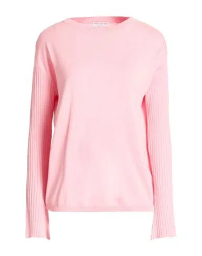 Ballantyne Woman Sweater Pink Size 10 Silk, Cotton