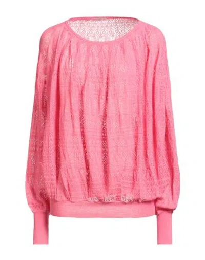 Ballantyne Woman Sweater Pink Size 4 Cotton