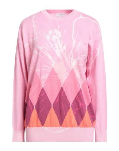 Ballantyne Woman Sweater Pink Size 6 Cotton, Cashmere