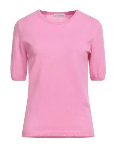 Ballantyne Woman Sweater Pink Size 8 Cashmere