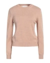 Ballantyne Woman Sweater Sand Size 4 Wool