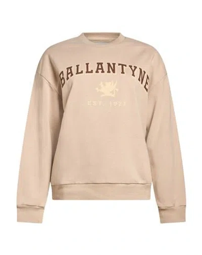 Ballantyne Woman Sweatshirt Beige Size Xxs Cotton In Neutral