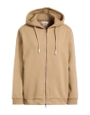 Ballantyne Woman Sweatshirt Camel Size Xl Cotton In Brown
