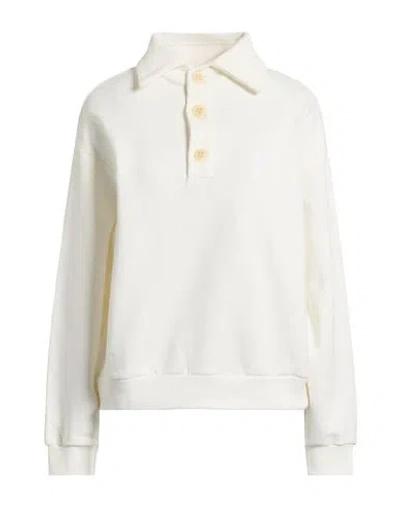 Ballantyne Woman Sweatshirt Ivory Size Xs Cotton In Neutral