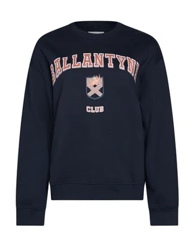 Ballantyne Woman Sweatshirt Midnight Blue Size Xs Cotton