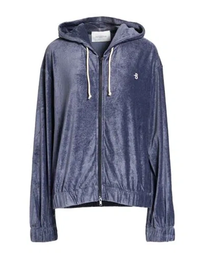 Ballantyne Woman Sweatshirt Navy Size 3xl Viscose, Polyamide In Blue