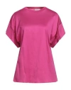 Ballantyne Woman T-shirt Fuchsia Size 8 Cotton