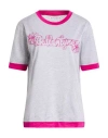 Ballantyne Woman T-shirt Light Grey Size Xl Cotton In Gray
