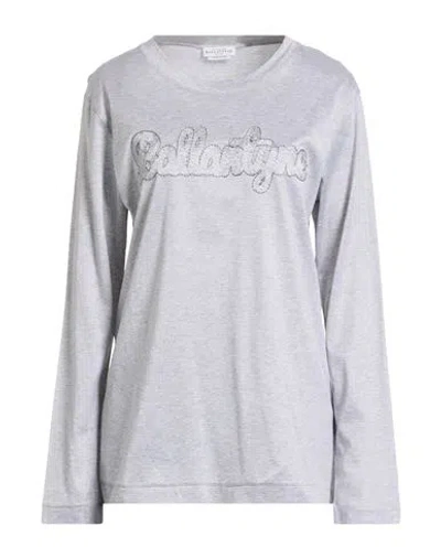 Ballantyne Woman T-shirt Light Grey Size Xxl Cotton In Gray