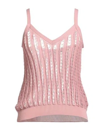 Ballantyne Woman Top Antique Rose Size 6 Cotton In Pink