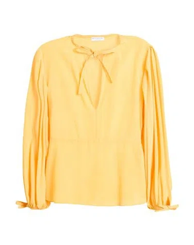 Ballantyne Woman Top Apricot Size 6 Acetate, Silk, Polyamide In Yellow