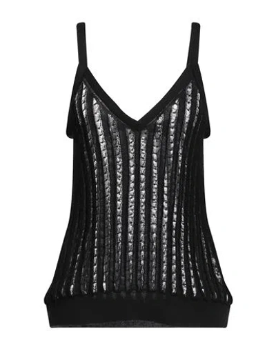Ballantyne Woman Top Black Size 10 Cotton