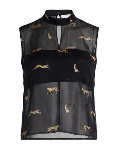 Ballantyne Woman Top Black Size 4 Silk
