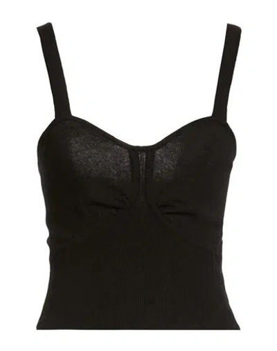 Ballantyne Woman Top Black Size 8 Wool