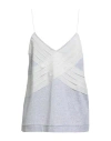 Ballantyne Woman Top Light Grey Size 6 Cotton In Gray