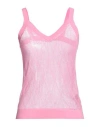 Ballantyne Woman Top Pink Size 6 Cotton