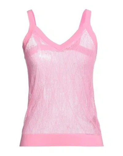Ballantyne Woman Top Pink Size 6 Cotton
