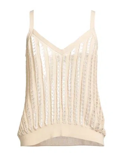 Ballantyne Woman Top Sand Size 10 Cotton In Neutral
